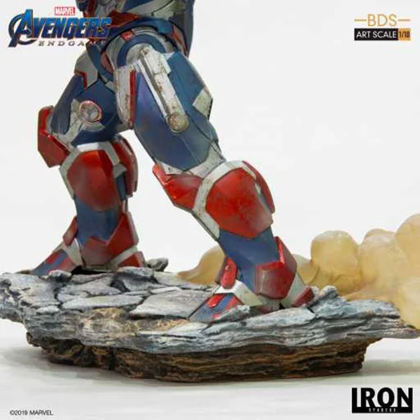 Iron Studios - Iron Patriot and Rocket: Avengers Endgame BDS 1/10Scale 606529899707 (Statue)