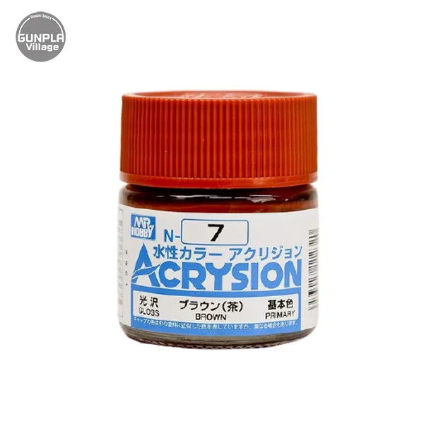 Mr.Hobby MR.ACRYSION COLOR N-07 BROWN 4973028112320 สี (สี)