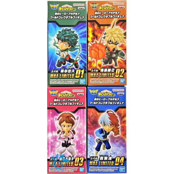 Banpresto (ครบ Set 4 กล่อง) WCF My Hero Academia World Collectable Figure 4983164195019 (Figure) Banpresto (ครบ Set 4 กล่อง) WCF My Hero Academia World Collectable Figure 4983164195019 (Figure)