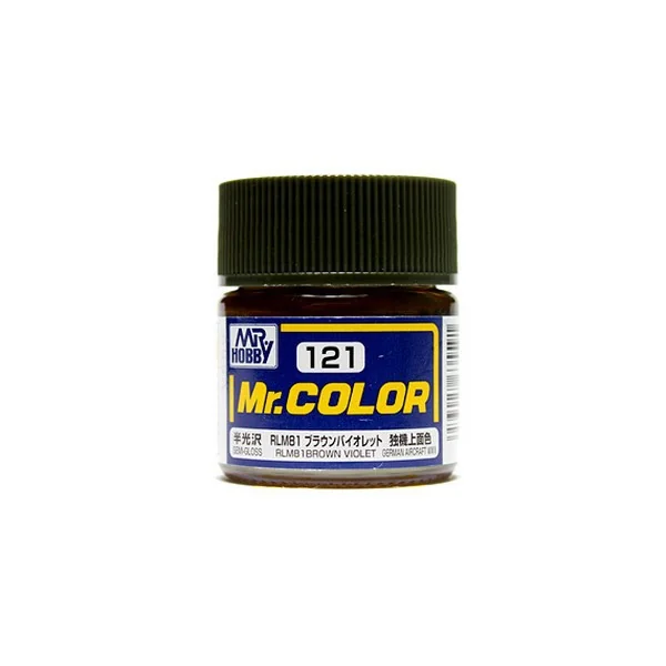 Mr.Hobby Mr.Color C121 RLM81 Brown Violet Semi-Gloss (10ml) 4973028635591 (สี) Mr.Hobby Mr.Color C121 RLM81 Brown Violet Semi-Gloss (10ml) 4973028635591 (สี)