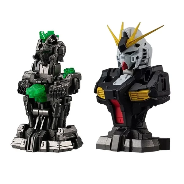 Bandai (ตัวเดี่ยว) Mobile Suit Gundam MS Mechanical Bust 01 RX-93 Nu Gundam 4549660777373 (Gachapon)