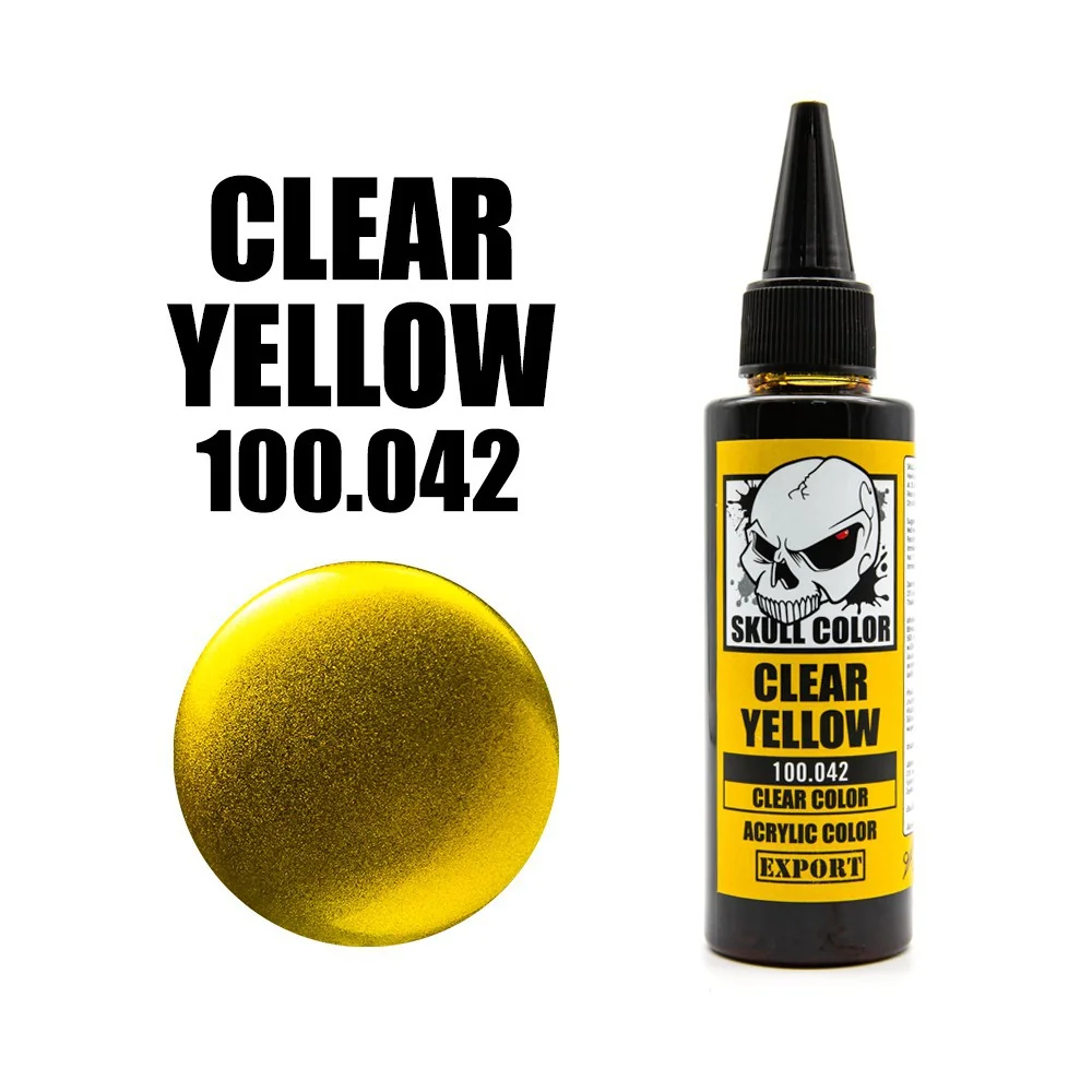 Skull Color 100.042 Clear Yellow 60 ml (Clear Color) 8853100903427 (สี) Skull Color 100.042 Clear Yellow 60 ml (Clear Color) 8853100903427 (สี)