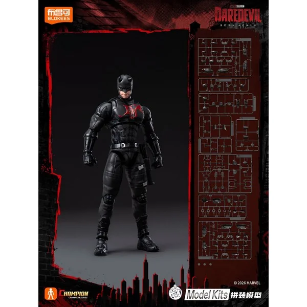 (Pre Order 08/2569) Blokees Marvel Heroes 81126 Champion Class 14 Born Again S2 Daredevil 810181534955 (Plastic Model) (Pre Order 08/2569) Blokees Marvel Heroes 81126 Champion Class 14 Born Again S2 Daredevil 810181534955 (Plastic Model)