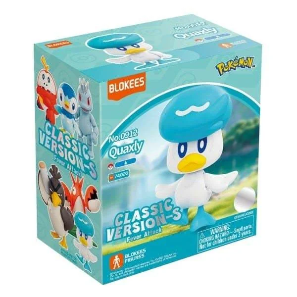 Blokees Pokemon 74020 Pokemon Classic Edition CV-S Quaxly 810181532722 (Figure) Blokees Pokemon 74020 Pokemon Classic Edition CV-S Quaxly 810181532722 (Figure)