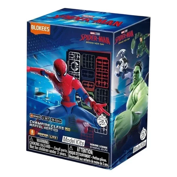 Blokees (สุ่ม 1 / จาก 6 แบบ) Marvel Hero 81160 Champion Class Lite 01 Spider-Man Brand New Day 810181534931 (Plastic) Blokees (สุ่ม 1 / จาก 6 แบบ) Marvel Hero 81160 Champion Class Lite 01 Spider-Man Brand New Day 810181534931 (Plastic)