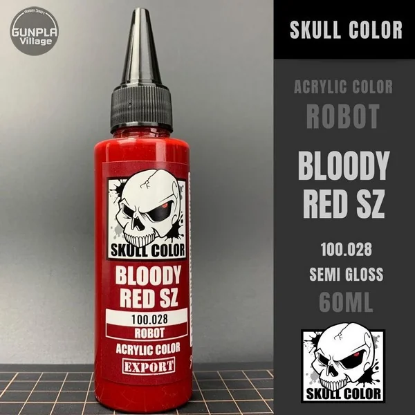 Skull Color 100.028 Bloody Red SZ 60 ml (Robot) 8853100903281 (สี) Skull Color 100.028 Bloody Red SZ 60 ml (Robot) 8853100903281 (สี)