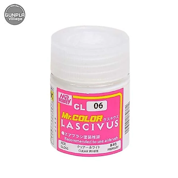 Mr.Hobby Mr.Color CL06 Lascivus Clear White Gloss 4973028739374 (สี)