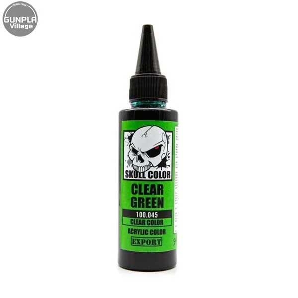 Skull Color 100.045 Clear Green 60 ml (Clear Color) 8853100903458 (สี) Skull Color 100.045 Clear Green 60 ml (Clear Color) 8853100903458 (สี)