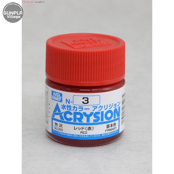 Mr.Hobby MR.ACRYSION COLOR N-03 RED 4973028034035 (สี) Mr.Hobby MR.ACRYSION COLOR N-03 RED 4973028034035 (สี)
