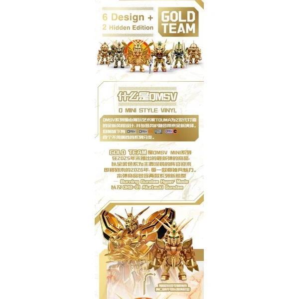 Bandai (สุ่ม 1 / จาก 8 แบบ) QMSV MINI Gold Team 6977665591928 (Figure) Bandai (สุ่ม 1 / จาก 8 แบบ) QMSV MINI Gold Team 6977665591928 (Figure)