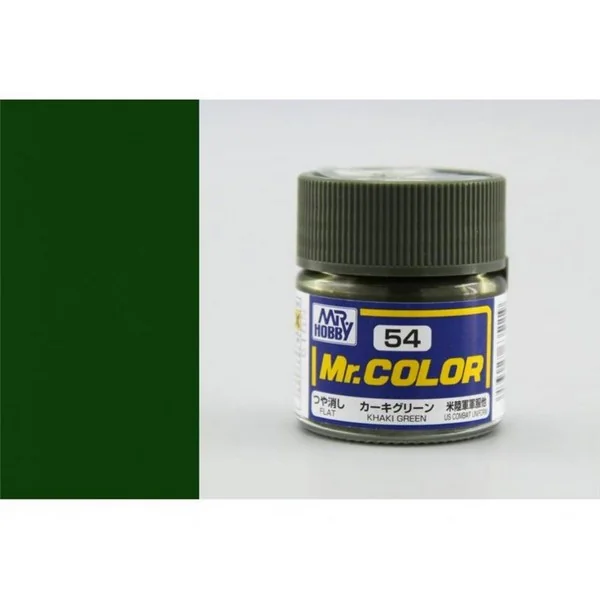 Mr.Hobby Mr.Color C54 Khaki Green Flat (10ml) 4973028635119 (สี) Mr.Hobby Mr.Color C54 Khaki Green Flat (10ml) 4973028635119 (สี)
