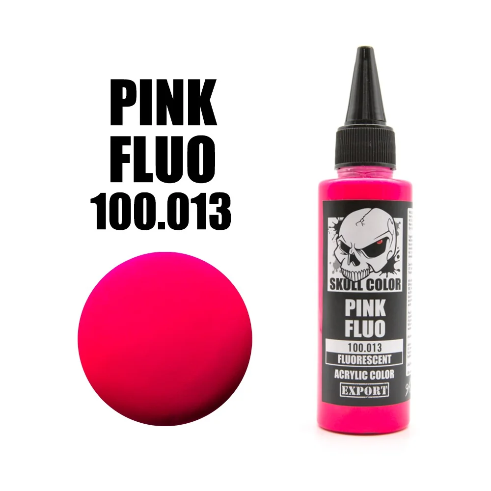 Skull Color 100.013 Pink Fluo 60 ml (Fluorescent) 8853100903137 (สี) Skull Color 100.013 Pink Fluo 60 ml (Fluorescent) 8853100903137 (สี)