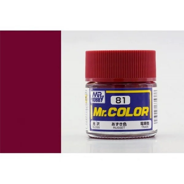 Mr.Hobby Mr.Color C81 Russet Gloss (10ml) 4973028635386 (สี) Mr.Hobby Mr.Color C81 Russet Gloss (10ml) 4973028635386 (สี)