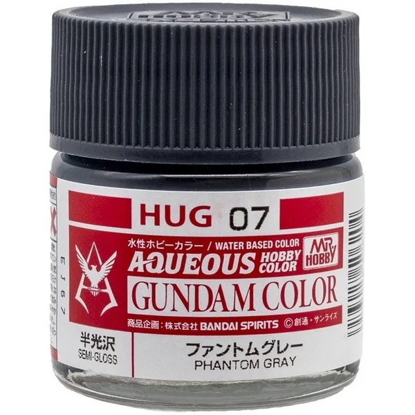 Mr.Hobby Aqueous Gundam Color HUG07 Phantom Gray 10ml 4973028506204 (สี)