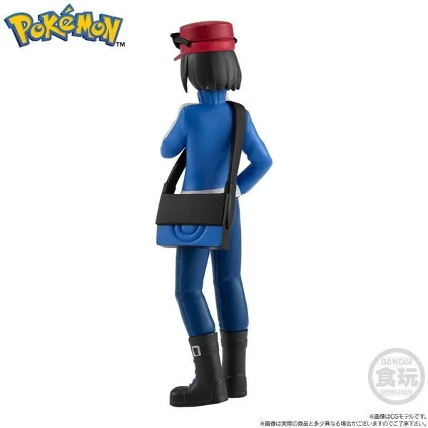 Bandai Pokemon Scale World Kalos Calem (Calme) & Chesnaught (Brigarron) & Delphox (Mahoxy) 4570117923241 (Figure)