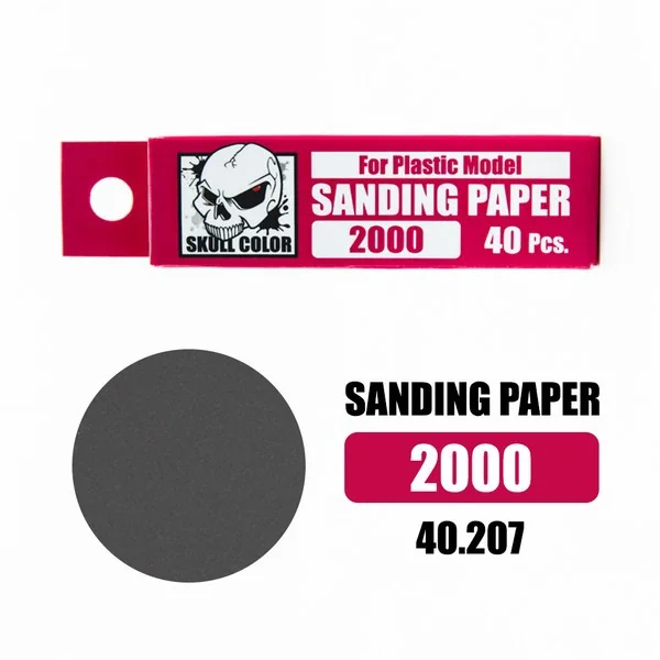 SKull Color 30.207 Sanding Paper 2000 (40 Pcs) SC30207SP2000 (Tool) SKull Color 30.207 Sanding Paper 2000 (40 Pcs) SC30207SP2000 (Tool)