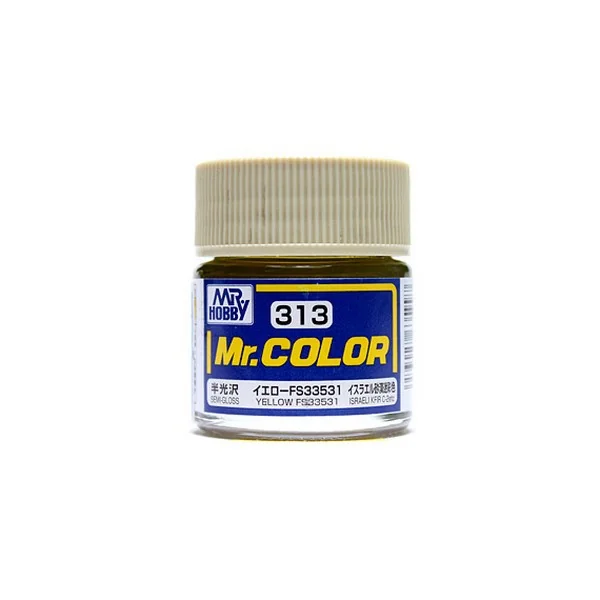 Mr.Hobby Mr.Color C313 Yellow FS33531 Semi-Gloss (10ml) 4973028635997 (สี) Mr.Hobby Mr.Color C313 Yellow FS33531 Semi-Gloss (10ml) 4973028635997 (สี)