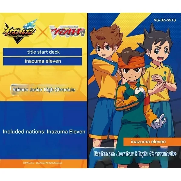 Bushiroad Cardfight!! Vanguard VG-DZ-SS18 Special Series Title Start Deck Inazuma Eleven Raimon Chronicle 4573616015035