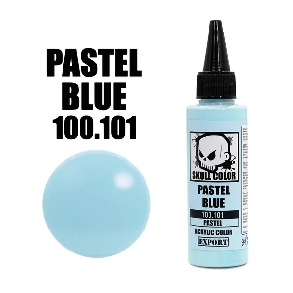 Skull Color 100.101 Pastel Blue 60 ml (Pastel) 8853100904448 (สี) Skull Color 100.101 Pastel Blue 60 ml (Pastel) 8853100904448 (สี)