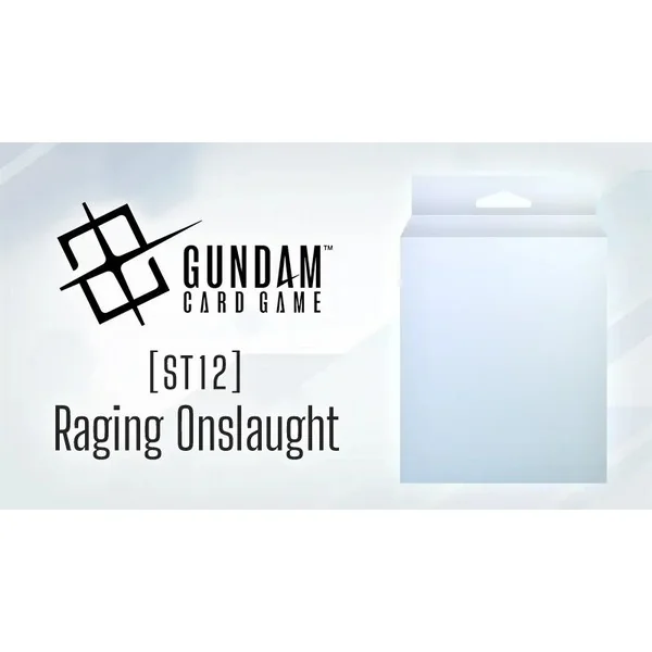 [Pre Order 25/09/2569] Bandai Gundam Card Game Starter Deck ST12 Raging Onslaught (การ์ด)