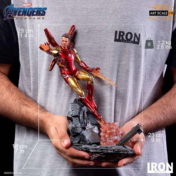 Iron Studios - Iron Man MK85: Avengers Endgame BDS 1/10Scale (Deluxe) 606529899530 (Statue) Iron Studios - Iron Man MK85: Avengers Endgame BDS 1/10Scale (Deluxe) 606529899530 (Statue)