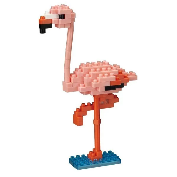 Kawada nanoblock NBC_204 Flamingo 4972825202890 (นาโนบล็อค)