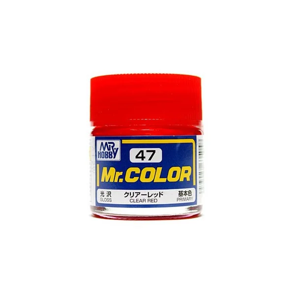 Mr.Hobby Mr.Color C47 Clear Red Gloss (10ml) 4973028635058 (สี) Mr.Hobby Mr.Color C47 Clear Red Gloss (10ml) 4973028635058 (สี)