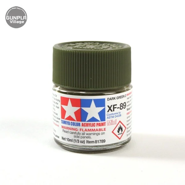 Tamiya 81789 Acrylic Mini XF-89 Dark Green 2 45207341 (สี) Tamiya 81789 Acrylic Mini XF-89 Dark Green 2 45207341 (สี)