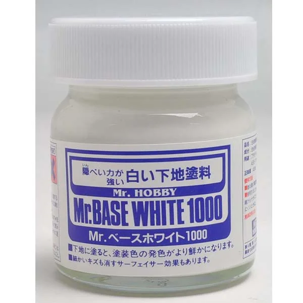 Mr.Hobby MR.BASEWHITE 1000 SF283 4973028515978 (สี) Mr.Hobby MR.BASEWHITE 1000 SF283 4973028515978 (สี)