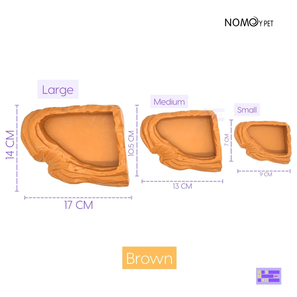 NOMOY PET Corner Rock Dish NOMOY PET Corner Rock Dish