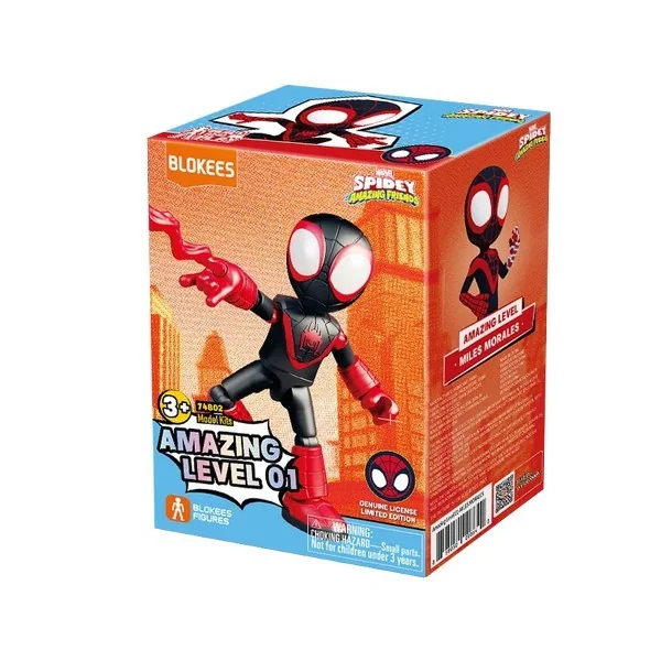 Blokees Spidey And Friends 74803 Amazing Level 01 Spider Miles Morales 858050008640 (Plastic Model) Blokees Spidey And Friends 74803 Amazing Level 01 Spider Miles Morales 858050008640 (Plastic Model)