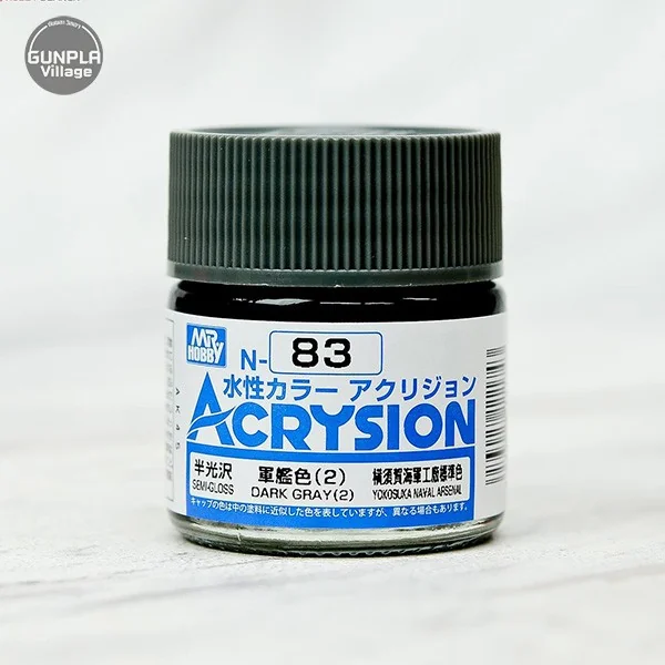 Mr.Hobby MR.ACRYSION COLOR N-83 DARK GRAY (2) 4973028111743 (สี) Mr.Hobby MR.ACRYSION COLOR N-83 DARK GRAY (2) 4973028111743 (สี)