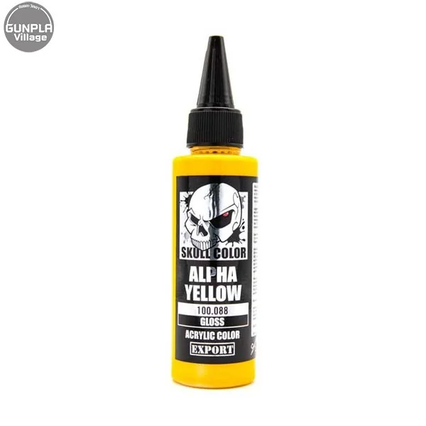 Skull Color 100.088 Alpha Yellow 60 ml (Gloss) 8853100903885 (สี) Skull Color 100.088 Alpha Yellow 60 ml (Gloss) 8853100903885 (สี)