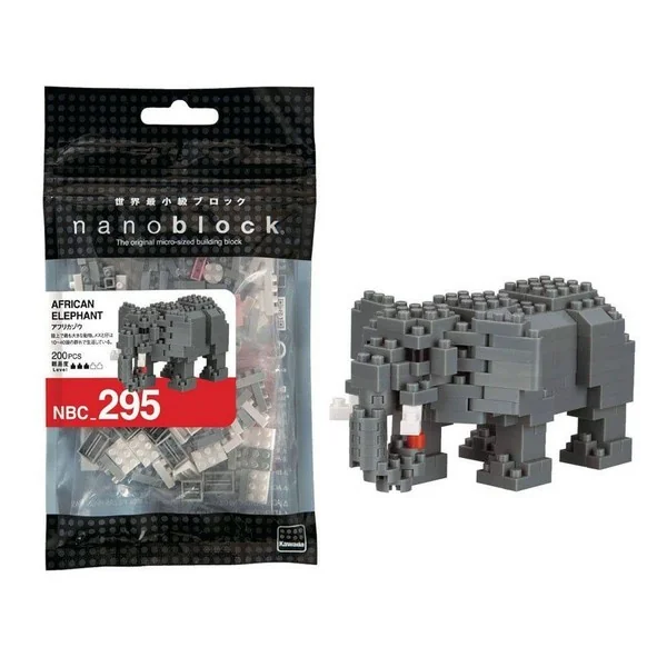 Kawada nanoblock NBC_295 African Elephant 4972825214589 (นาโนบล็อค) Kawada nanoblock NBC_295 African Elephant 4972825214589 (นาโนบล็อค)