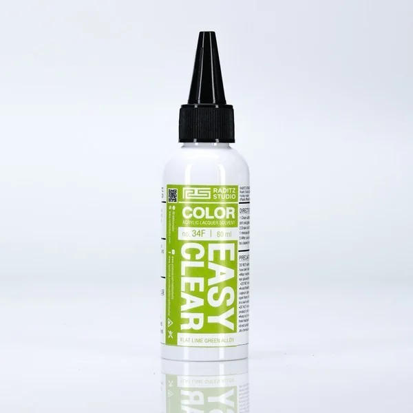 Raditz Studio RS NO34F Easy Clear Flat Lime Green Alloy 60 ml (Easy Clear Series) 8878878600348 (สี) Raditz Studio RS NO34F Easy Clear Flat Lime Green Alloy 60 ml (Easy Clear Series) 8878878600348 (สี)