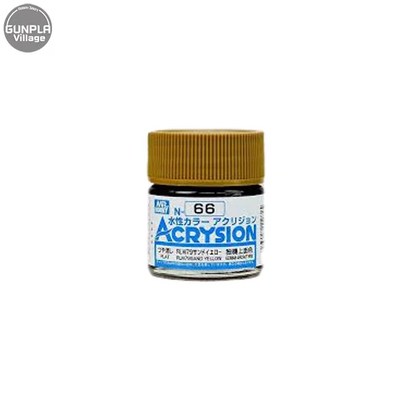 Mr.Hobby MR.ACRYSION COLOR N-66 RLM79 SAND YELLOW 4973028112825 (สี) Mr.Hobby MR.ACRYSION COLOR N-66 RLM79 SAND YELLOW 4973028112825 (สี)