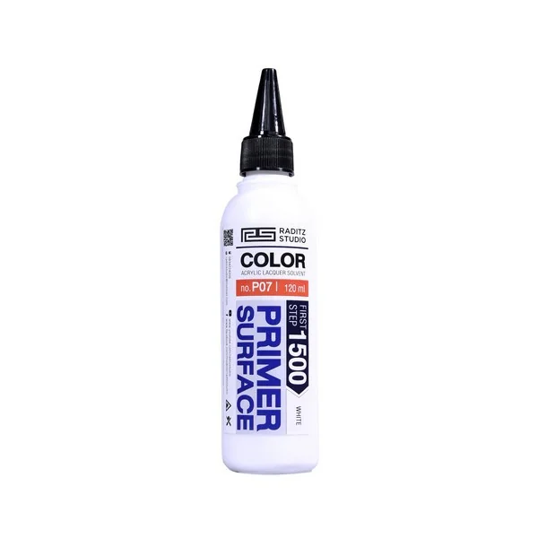Raditz Studio RS P07 Surface Primer White 1500 120 ml (Surfacer Primer) 8858878800078 (สี)