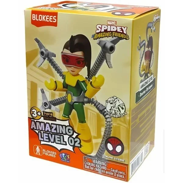 Blokees Spidey And Friends 74818 Amazing Level 02 Doctor Octopus 858050008855 (Plastic Model)