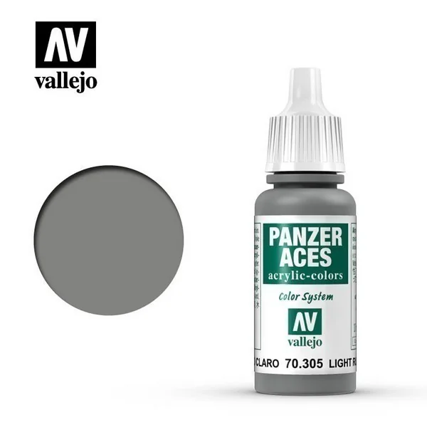 Vallejo Panzer Aces 70.305 Light Rubber 17 ml 8429551703055 (สี) Vallejo Panzer Aces 70.305 Light Rubber 17 ml 8429551703055 (สี)