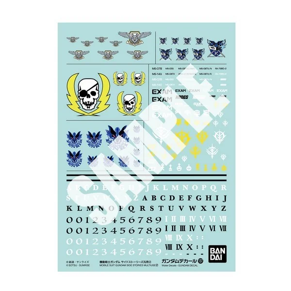 Bandai Decal GD137 Mobile Suit Gundam Side Stories Multiuse 2 4573102650856 (Decal) Bandai Decal GD137 Mobile Suit Gundam Side Stories Multiuse 2 4573102650856 (Decal)