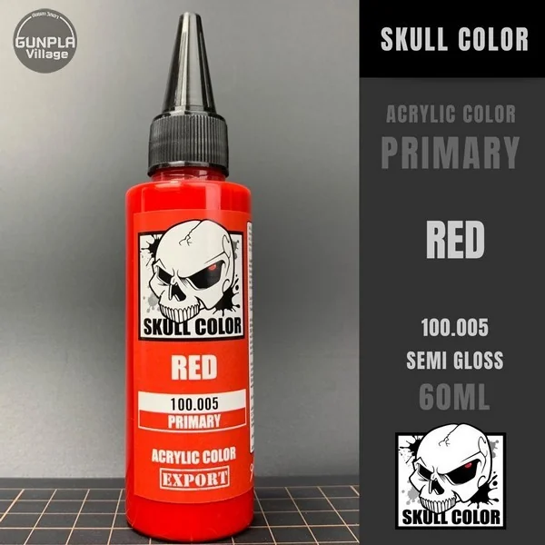 Skull Color 100.005 Red 60 ml (Primary) 8853100903052 (สี) Skull Color 100.005 Red 60 ml (Primary) 8853100903052 (สี)