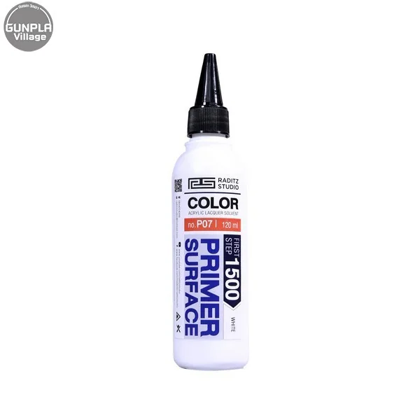 Raditz Studio RS P07 Surface Primer White 1500 120 ml (Surfacer Primer) 8858878800078 (สี)