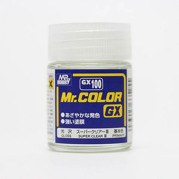 Mr.Hobby Mr.Color GX100 Super Clear III Gloss 4973028335255 (สี) Mr.Hobby Mr.Color GX100 Super Clear III Gloss 4973028335255 (สี)