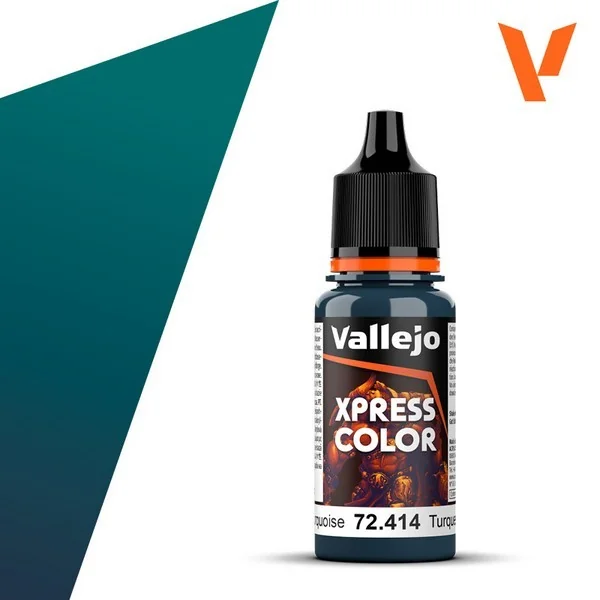 Vallejo Xpress Color 72.414 Caribbean Turquoise 18 ml 8429551724142 (สี) Vallejo Xpress Color 72.414 Caribbean Turquoise 18 ml 8429551724142 (สี)