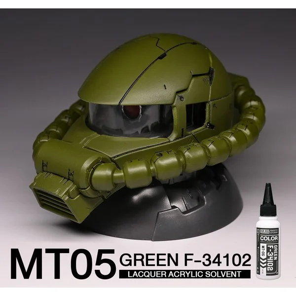 Raditz Studio RS MT05 Green F-34102 60 ml (Millitary Series) (Gloss) 8858878400058 (สี) Raditz Studio RS MT05 Green F-34102 60 ml (Millitary Series) (Gloss) 8858878400058 (สี)
