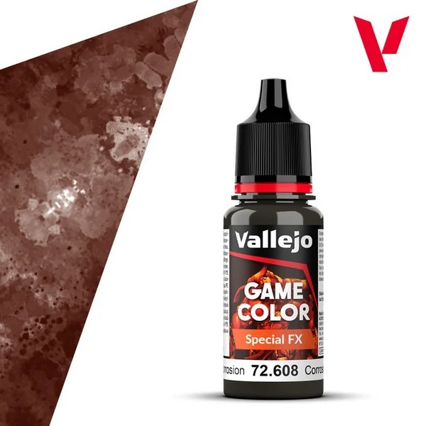Vallejo Game Color Special FX 72.608 Corrosion 18 ml 8429551726085 (สี) Vallejo Game Color Special FX 72.608 Corrosion 18 ml 8429551726085 (สี)
