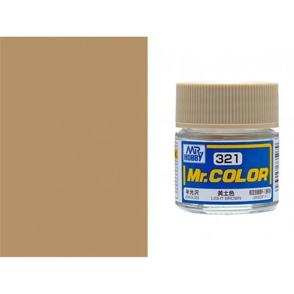 Mr.Hobby Mr.Color C321 Light Brown Semi-Gloss (10ml) 4973028735079 (สี) Mr.Hobby Mr.Color C321 Light Brown Semi-Gloss (10ml) 4973028735079 (สี)