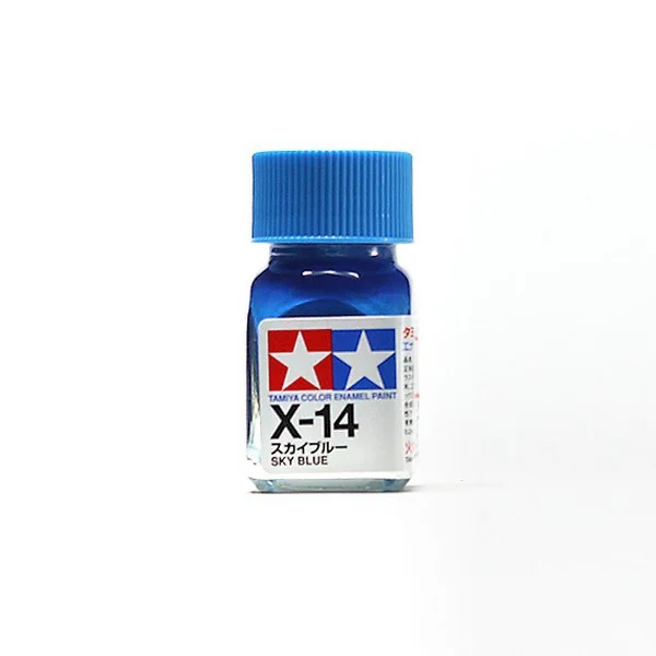 Tamiya Enamel Color 80014 X-14 Sky Blue (Gloss) 45135132 (สี) Tamiya Enamel Color 80014 X-14 Sky Blue (Gloss) 45135132 (สี)