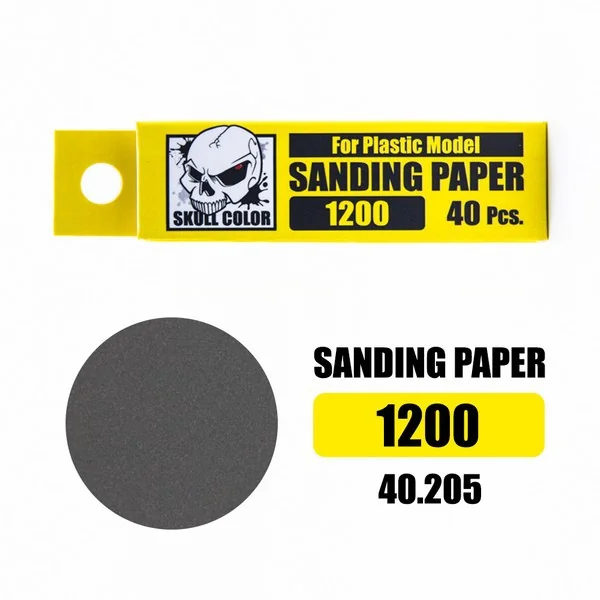SKull Color 30.205 Sanding Paper 1200 (40 Pcs) SC30205SP1200 (Tool) SKull Color 30.205 Sanding Paper 1200 (40 Pcs) SC30205SP1200 (Tool)