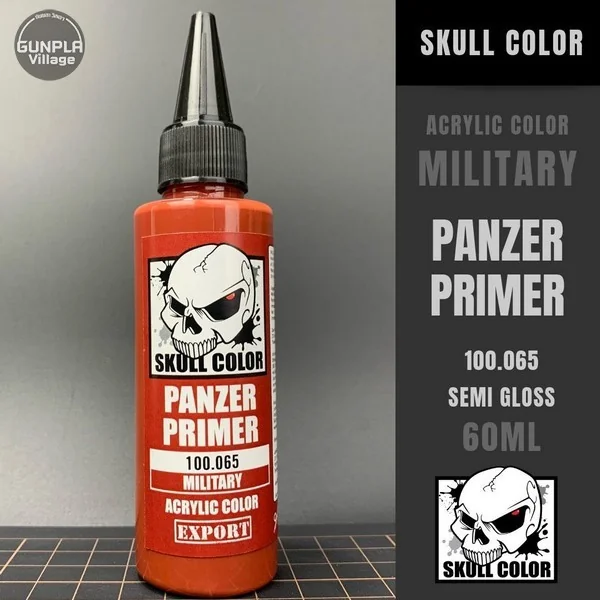 Skull Color 100.065 Panzer Primer 60 ml (Military) 8853100903656 (สี) Skull Color 100.065 Panzer Primer 60 ml (Military) 8853100903656 (สี)